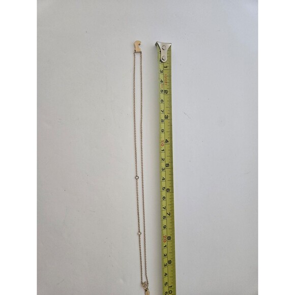 Avon Gold Tone Necklace Initial J - Picture 5 of 9